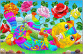 Cartoon Cat with Fish
