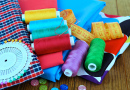 Sewing Accessories on a Wooden Table