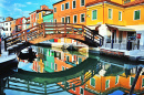 Bridge over a Canal in Venice, Italy