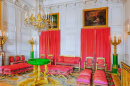 The Malachite Salon in the Grand Trianon, France