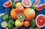 Juicy Composition of Tropical Fruits