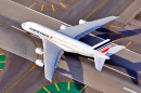 Air France Airbus A380 in Los Angeles, CA, USA