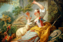 The Shepherdess, Detail (circa 1750)