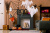 A Festive Living Room Decorated for Halloween