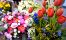 Colorful Bouquets ata Flower Shop