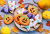 Multicolored Halloween Homemade Cookies