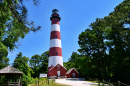 The Red and White Assateague Lighthouse, VA, USA