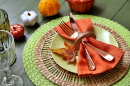 Autumn Table Setting Close-Up