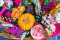 Autumn Bouquet with Pumpkin