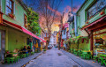 Kuzguncuk Historic District in Istanbul, Turkey