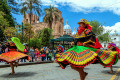 Dancers in Traditional Costumes, Cuenca, Ecuador