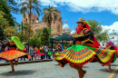Dancers in Traditional Costumes, Cuenca, Ecuador