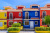 Brightly Colored Houses in the Dominican Republic