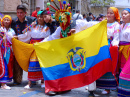 Dancers at a Carnival Parade in Cuenca, Ecuador
