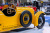 Vintage Yellow Bugatti Racing Car