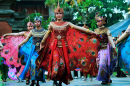 Peacock Dance in Jakarta, Indonesia