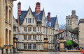 The Medieval Bridge of Sighs in Oxford, UK
