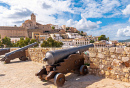 Medieval Cannons of the Ibiza Castle Wall