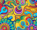 Psychedelic Seamless Pattern
