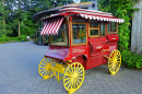 Antique Red Popcorn Wagon