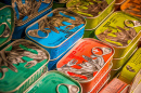 Sardines and Tuna Fish in Tin Cans, Faro, Portugal
