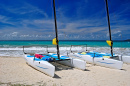Catamarans on a Tropical Beach in Grenada