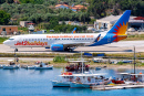 A Boeing 737-800 at Skiathos Airport, Greece