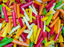 Bright and Colorful Raw Fryums