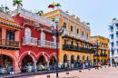 Cartagena City Street, Colombia
