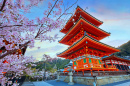 Kiyomizu-dera Buddhist Temple in Kyoto, Japan