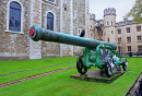Old Battle Cannon In Tower of London