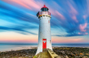 Classic Red and White Lighthouse