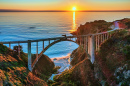 Bixby Bridge at Sunset