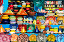Pottery at a Moroccan Shop