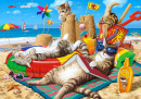 Cats on the Beach