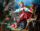 Blind-Man’s Buff by Jean-Honoré Fragonard