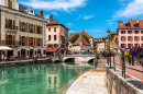 A Promenade along the Canal in Annecy, France