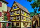 Colorful Half-Timbered Houses, Kaysersberg, France