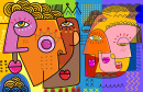 Modern Abstract Portrait