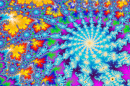 Colorful Fractal Pattern