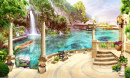 Resort near the Waterfall