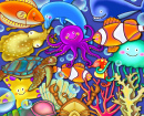Cartoon Underwater Sea Creatures