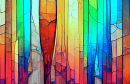 Colorful Stained Glass Design