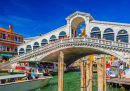 Vaporetto Passes under the Rialto Bridge, Venice