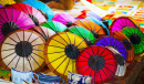 Souvenirs at a Night Market in Laos