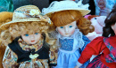 Porcelain Dolls at a Flea Market