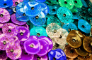 Close-Up of Glass Flowers