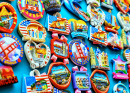 Close-Up of Souvenir Magnets from San Francisco