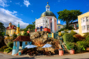 Picturesque Portmeirion in North Wales, UK