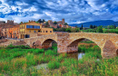 Pont-Vell in Medieval Montblanc, Catalonia, Spain